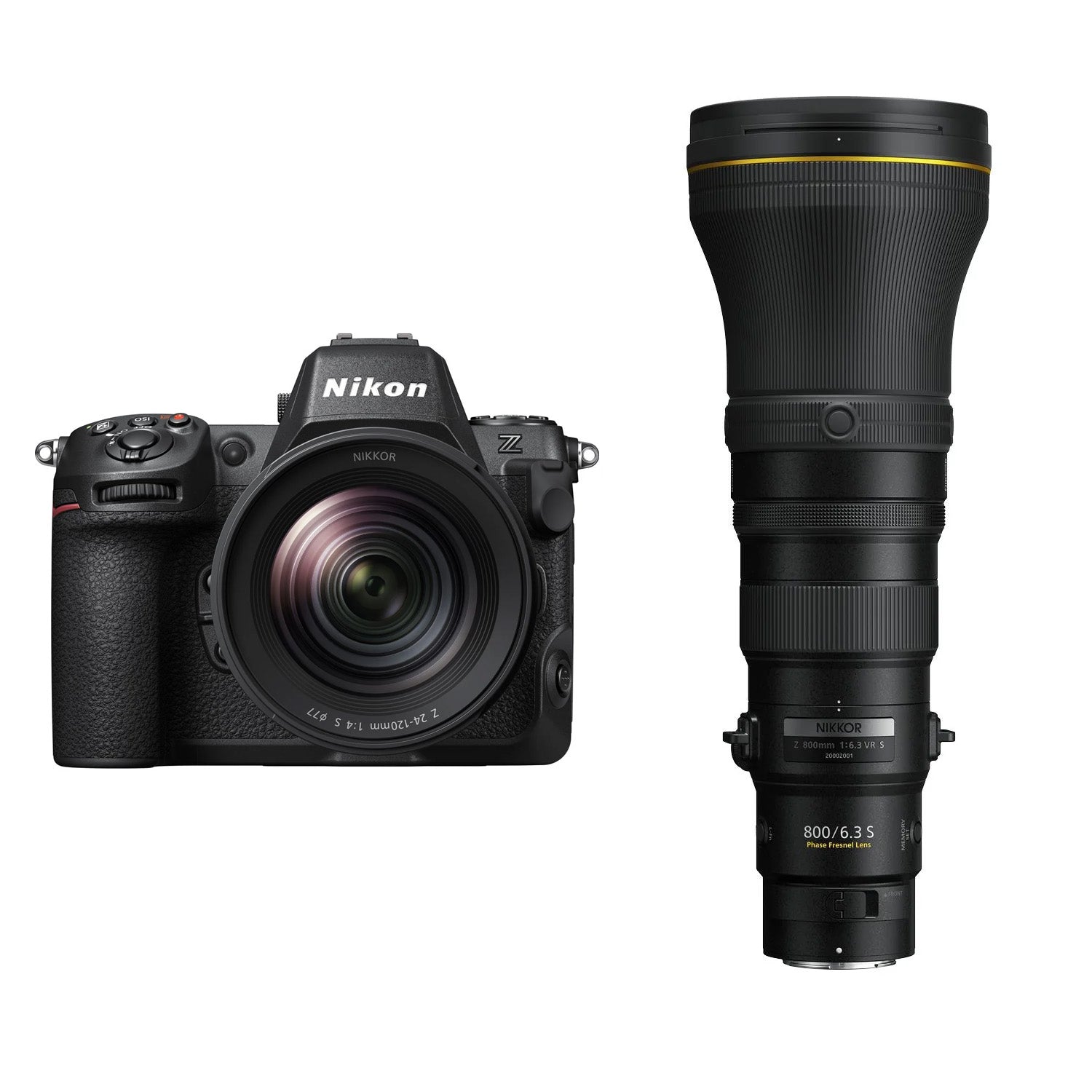 Nikon Z8 + Z 24-120mm f/4 S + Z 800mm f/6.3 VR S