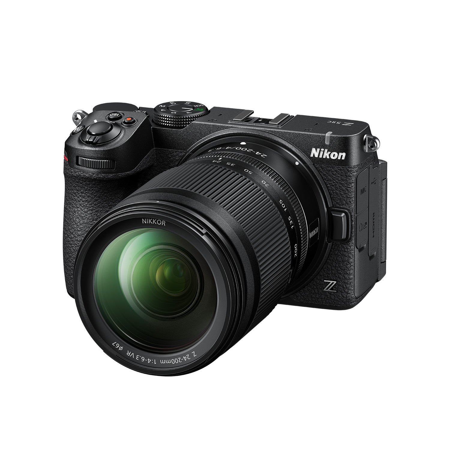 Nikon Z5IIC Zwart + 24-200mm f/4.5-6.3 VR