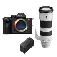 Sony A7R VI + FE 200-600mm f/5.6-6.3 G OSS + 2de Sony NP-SA100
