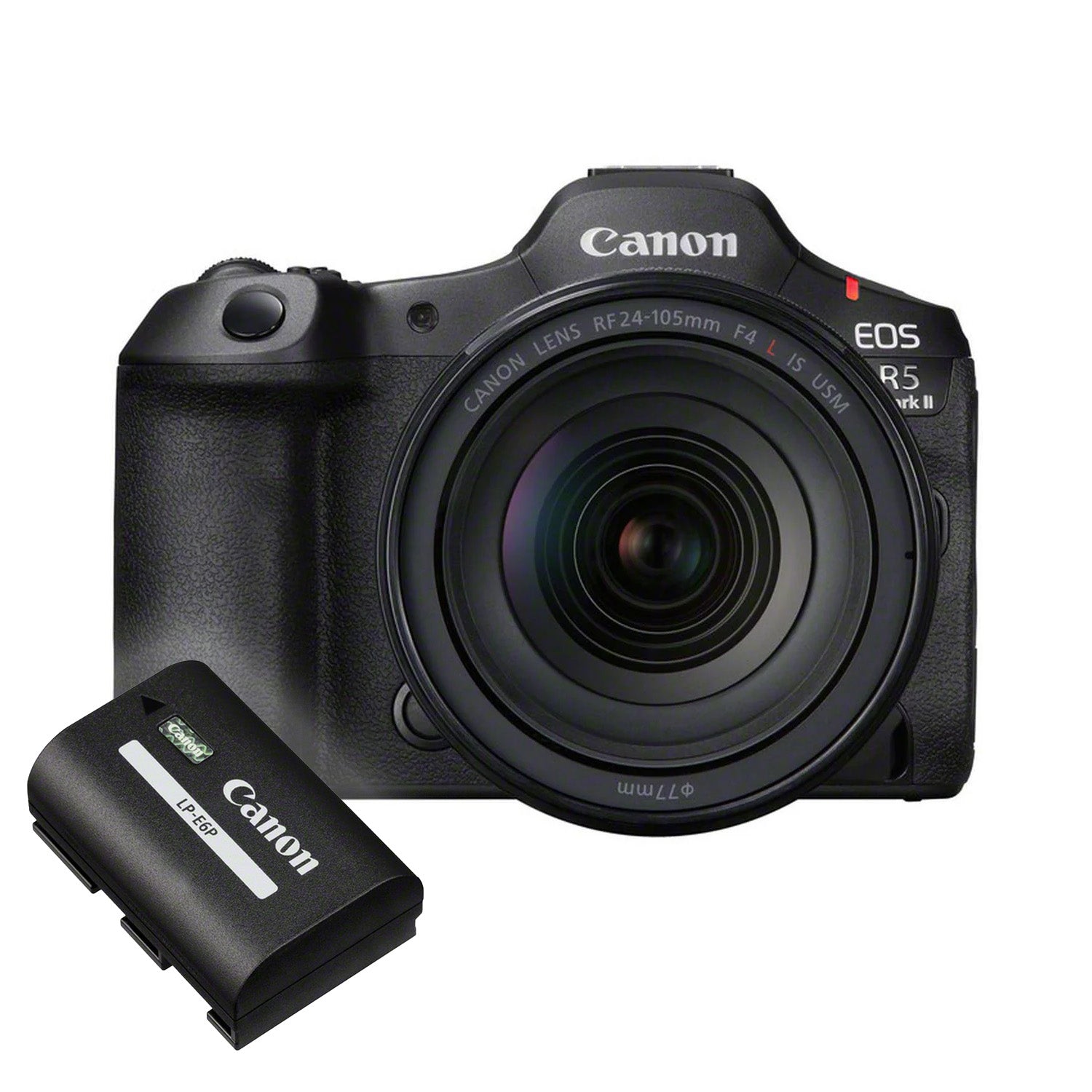 Canon R5 Mark II body + 2de Canon batterij