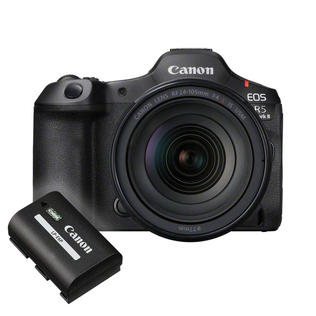 Canon R5 Mark II body + 2de Canon batterij