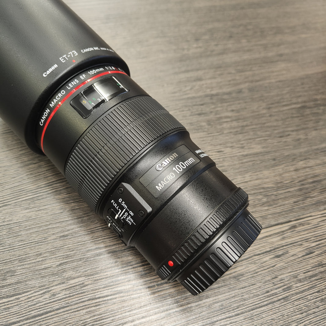 Tweedehands - Canon EF 100mm f2.8 L Makro IS USM
