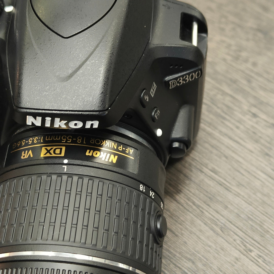 Tweedehands - Nikon 3300 + AF-P 18-55mm F3.5-5.6G VR