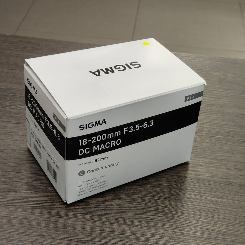 Tweedehands - Sigma 18-200mm  F3.5-6.3 DC MACRO  OS HSM canon