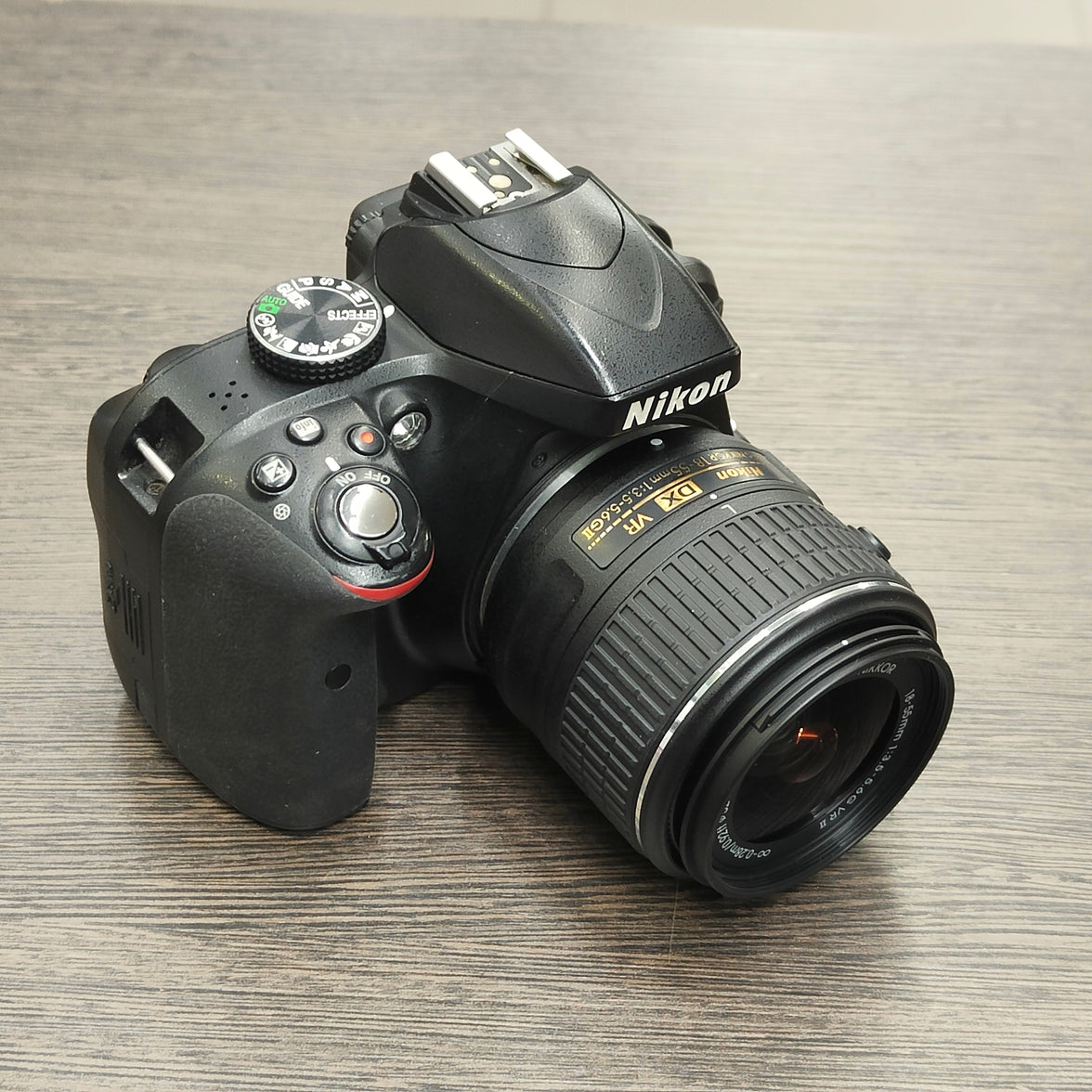 Tweedehands - Nikon 3300 + AF-P 18-55mm F3.5-5.6G VR