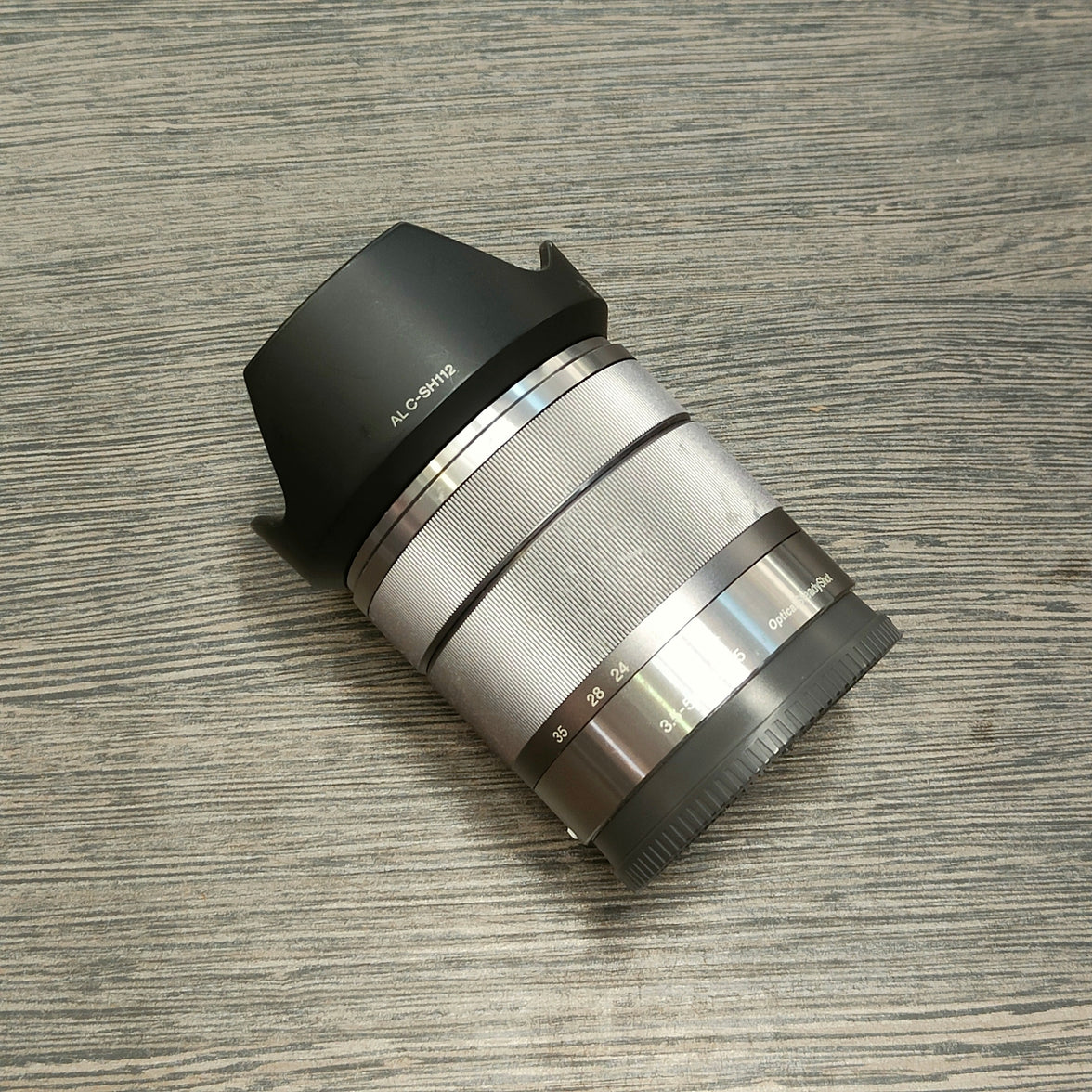 Tweedehands - Sony E 18-55mm f3.5-5.6 oss Silver